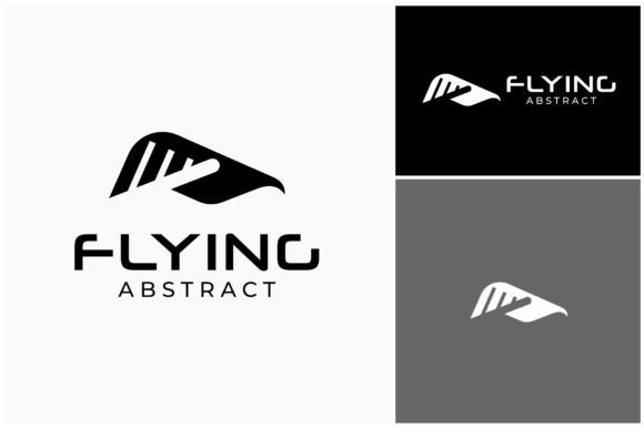 Abstract Flying Eagle Logo: A Symbol of Modern Brand Identity