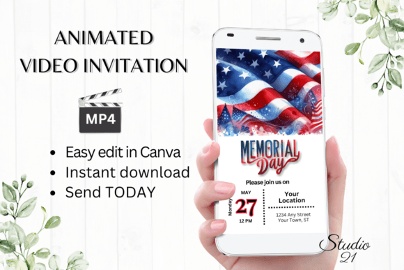 Animated Memorial Day Invitation: A Modern Way to Honor and Connect