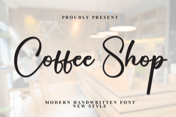 Coffee Shop: The Elegant Script Font for Timeless Designs