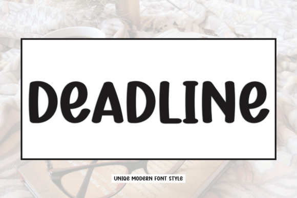 Deadline: A Festive Typeface for Holiday Designs