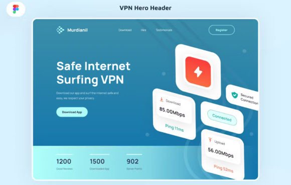 Designing the Ultimate VPN Hero Header: A Guide to Modern Landing Page Conversion