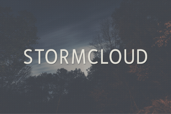 Discover the Elegance of Stormcloud Typeface