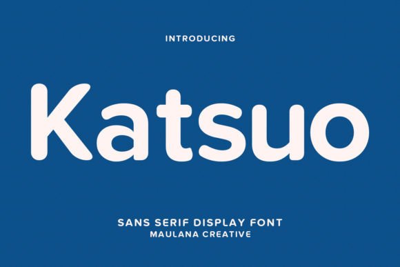 Katsuo: A Bold Sans-Serif Display Font for Impactful Design