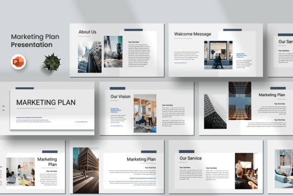 Marketing Plan - PowerPoint Template: A Strategic Framework for Business Growth