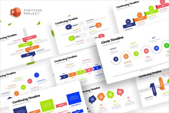 Mastering Visual Storytelling with the Continuing Timeline Infographic Template