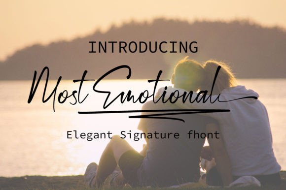 Most Emotional: Where Mystery Meets Elegance in Script Typography