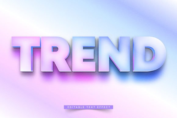 Pastel Color Text Effects: A Soft Touch for Modern Typography