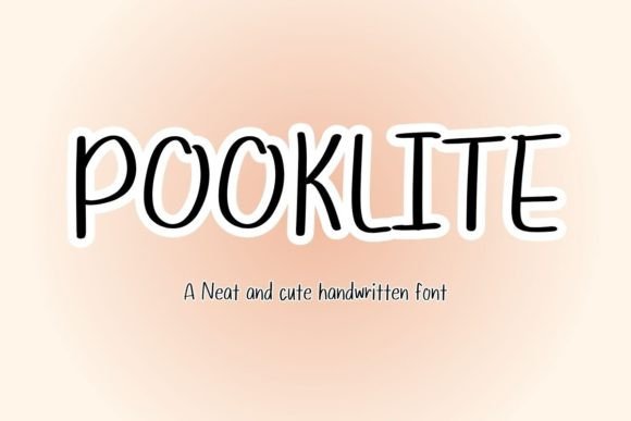 Pooklite: A Modern Minimalist Font for Bold Design Statements