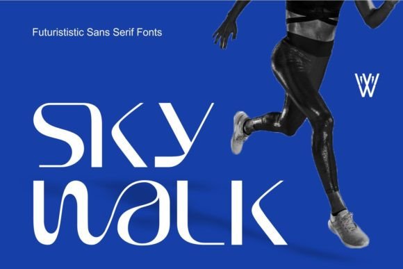 Sky Walk: A Serif Typeface Bridging Futuristic Vision and Elegant Tradition