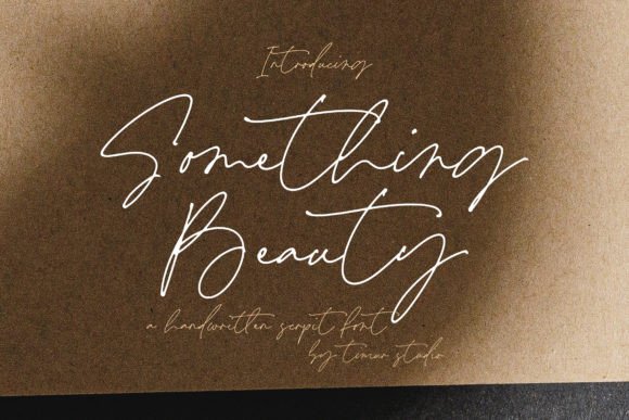 Something Beauty: Elevating Design with a Handwritten Script