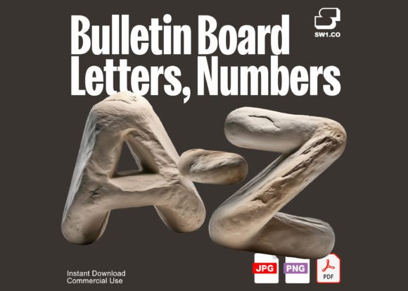 Stone Alphabet and Number a-z,0-9