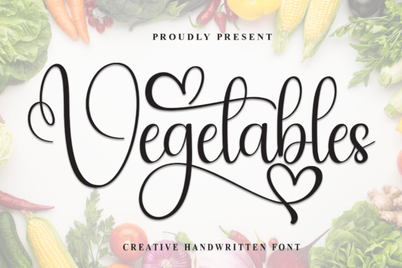 Vegetables: A Strategic Typography Choice for Warmth and Engagement