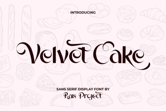 Velvet Cake: Elevating Your Designs with a Romantic Serif Display Font